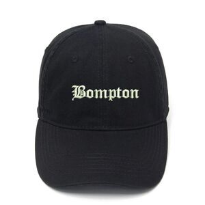 Bompton Vibes: Velcro Hat, Embroidered Urban Style for Streetwear Enthusiasts.